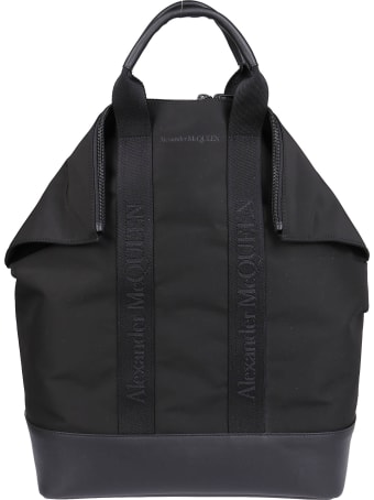 Alexander McQueen Black Tote Backpack