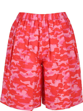 Comme Des Garçons Girl Camouflage Print Shorts