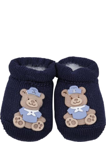 Story loris Blue Slippers For Baby Boy