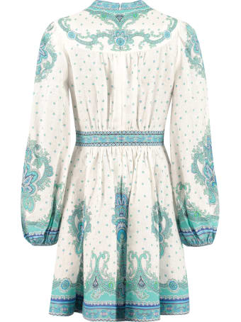 Zimmermann Printed Linen Dress