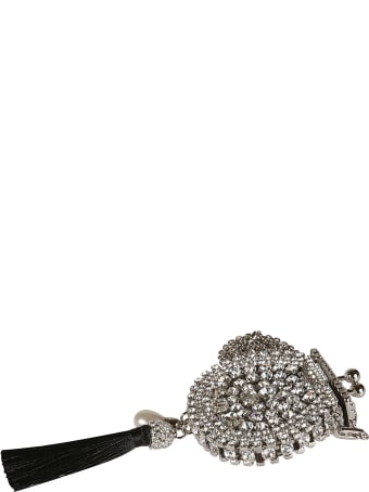 Ermanno Scervino Crystal Embellished Tassel Necklace