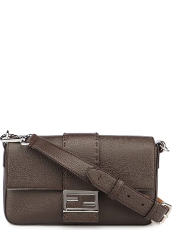 Fendi Leather Baguette