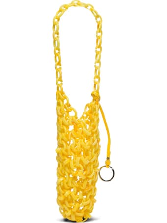 Jil Sander Link Bag In Resin Ring&calf