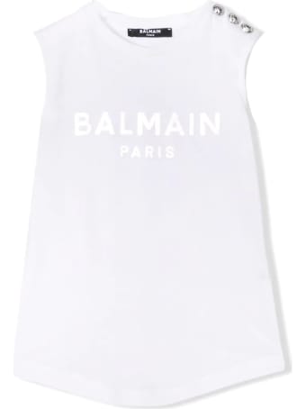 Balmain Tank Top With Buttons