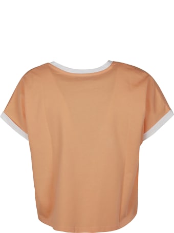 Balmain Cropped Logo Printed T-shirt