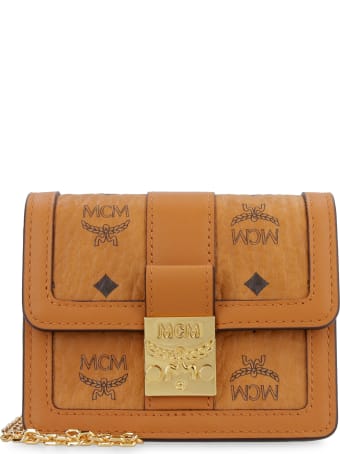 MCM Mini Tracy Visetos Crossbody Bag