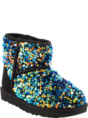 UGG Short Sequin-embellished Boots