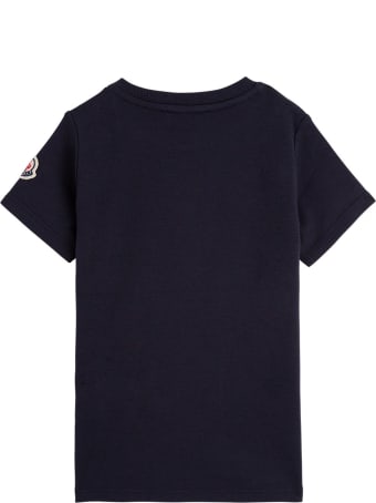 Moncler Jersey T-shirt With Front Logo Print