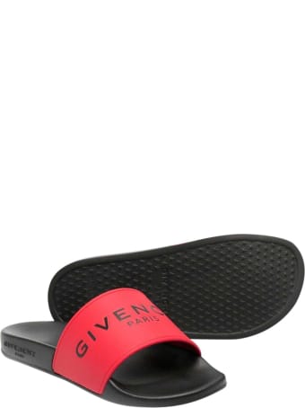 Givenchy Red Slippers