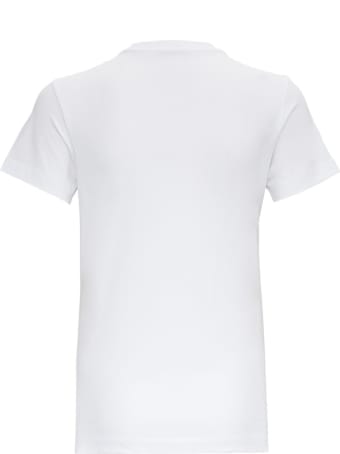 Moncler Jersey T-shirt With Logo Inlay