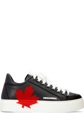 Dsquared2 Leather Platform Sneakers