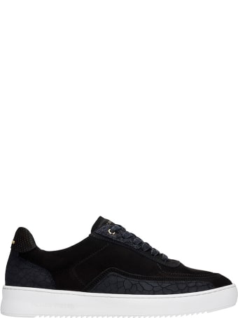 Filling Pieces Mondo Ripple Sneakers In Black Leather