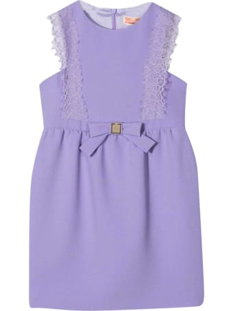 Elisabetta Franchi La Mia Bambina Purple Dress