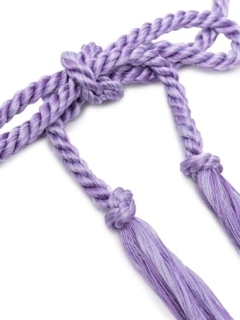 Forte_Forte Braided Lilac Belt