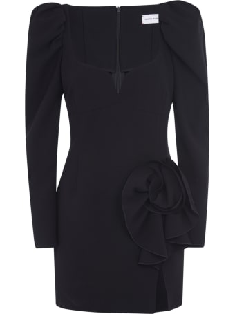 Magda Butrym Floral Applique Short Dress