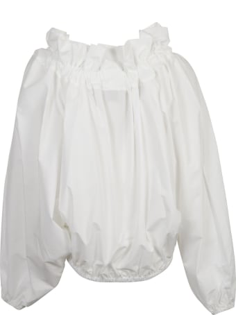Patou Gros Grain Long Sleeves Top