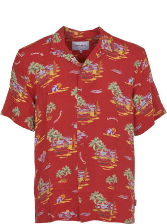 Carhartt Red Hawaiian Shirt