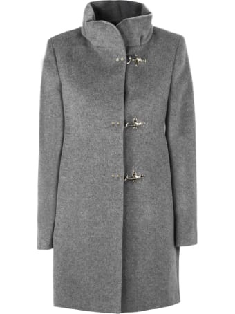Fay Grey Virgin Wool Coat