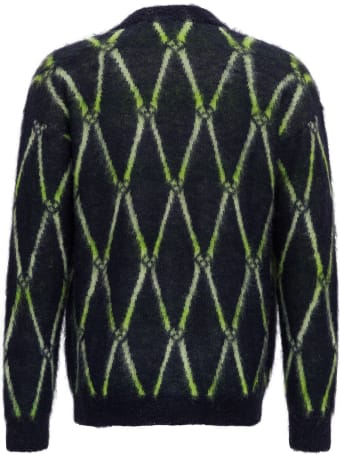 Roberto Collina Diamond Pattern Cardigan