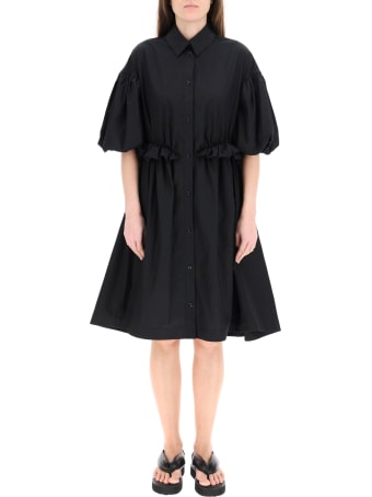 Simone Rocha Oversized Shirt Dress Twisted Hip