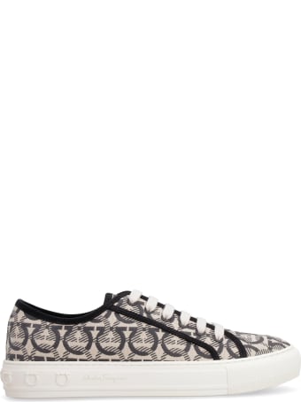 Salvatore Ferragamo Canvas Sneakers