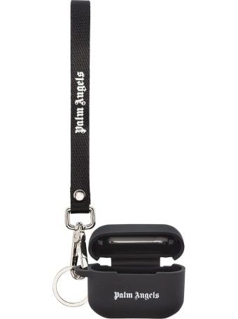Palm Angels Black Logo Airpods Pro Case
