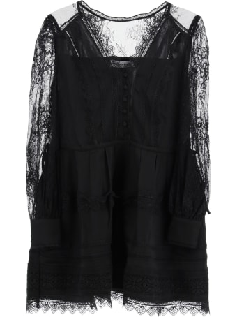 self-portrait Lace Mini Dress