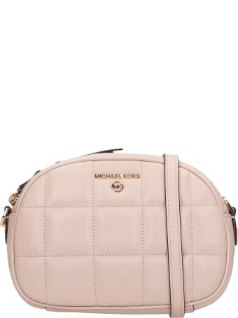 Michael Kors Shoulder Bag In Rose-pink Leather