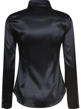 Eddy Monetti Plain Silk Shirt
