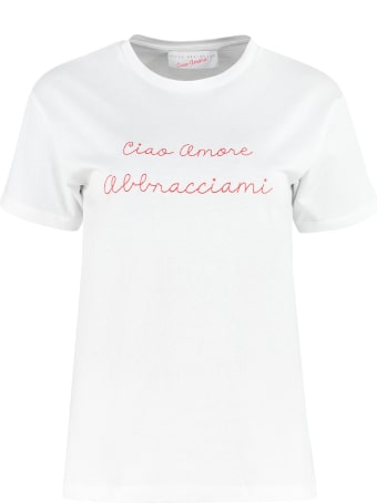 Giada Benincasa Embroidered Cotton T-shirt