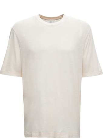 Ami Alexandre Mattiussi Cream Cotton Blend T-shirt