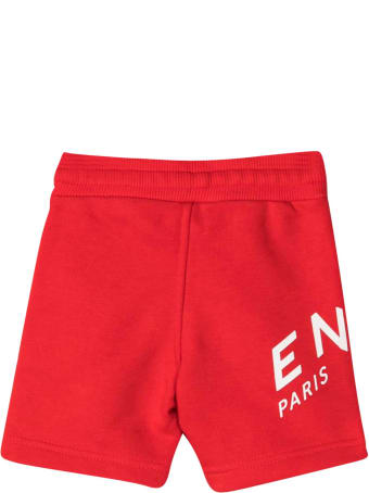 Givenchy Red Sports Shorts