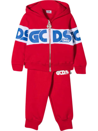 GCDS Mini Red Sports Suit