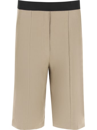 Loulou Studio Banggi Linen Shorts