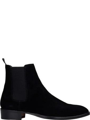 Marc Ellis Ankle Boots In Black Suede