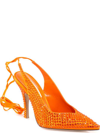 The Attico Crystal-embellished Pumps