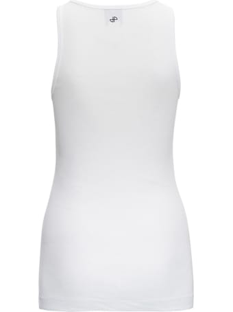 Patou Cotton Tank Top With Logo Print