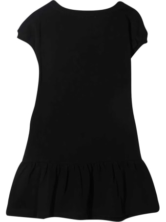 Moschino Black Teen Dress With Toy Print