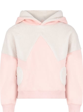 Owa Yurika Pink ''hiyori'' Sweatshirt For Girl