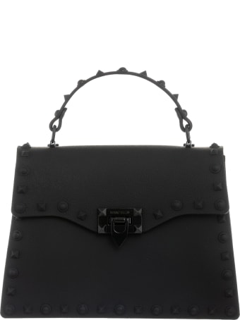 Marc Ellis Flat Rock M Hand Bag In Black Pvc