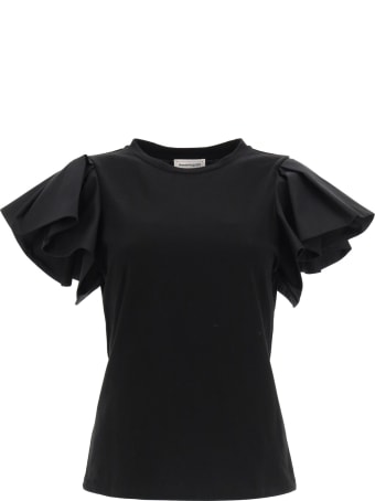 Alexander McQueen Ruffled T-shirt