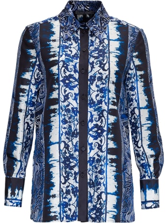Alberta Ferretti Azulejos Silk Shirt
