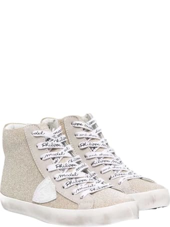 Philippe Model Gold Sneakers Teen
