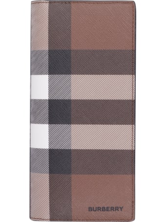 Burberry E-canvas Continental Wallet