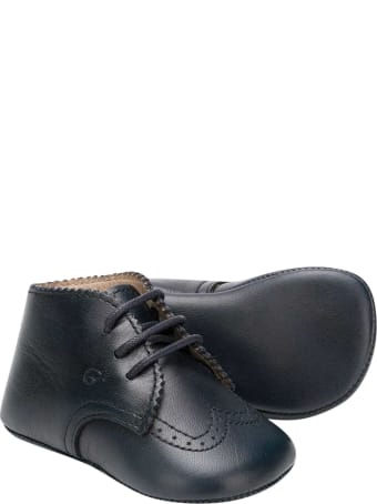 Gallucci Blue Shoes Kids With Laces