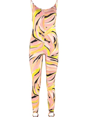 Emilio Pucci Printed Jersey Jumpsuit