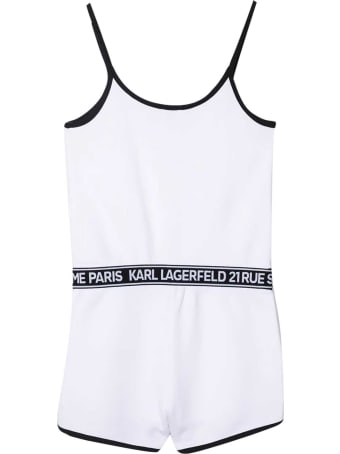 Karl Lagerfeld Kids Short Teen Jumpsuit With Print