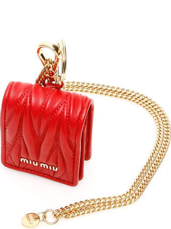 Miu Miu Matelasse Nappa Airpods Case