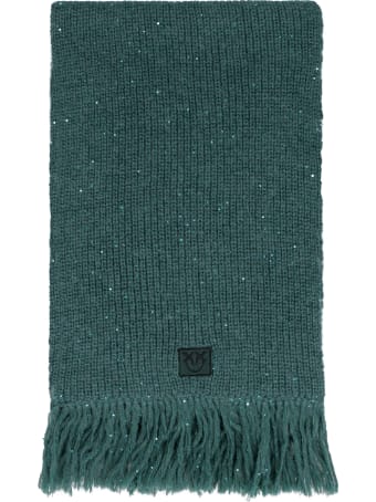 Pinko Fringed Scarf Tramonto