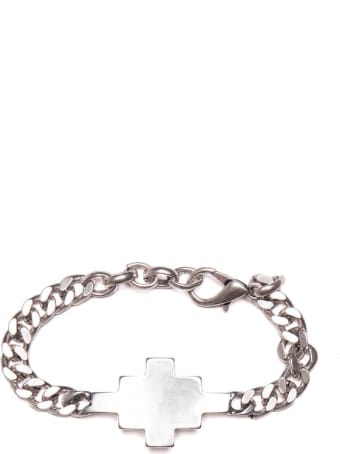 Marcelo Burlon Marcelo Burlon County Of Milan Cross Bracelet From The S/s2021 In Silver
